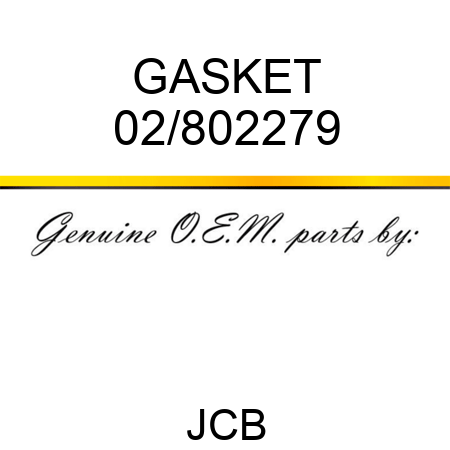 GASKET 02/802279