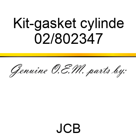 Kit-gasket cylinde 02/802347