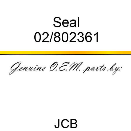 Seal 02/802361