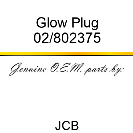 Glow Plug 02/802375