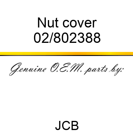 Nut cover 02/802388