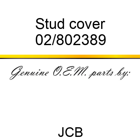 Stud cover 02/802389