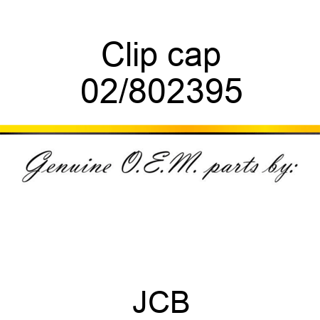 Clip cap 02/802395