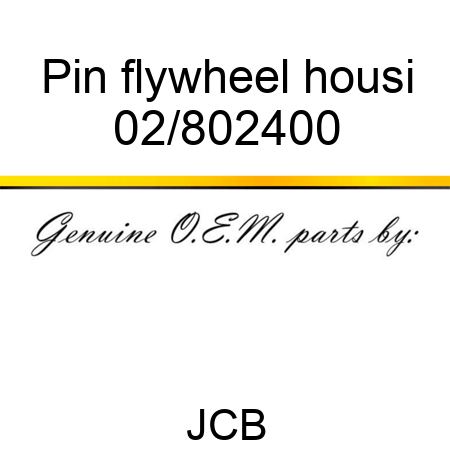 Pin flywheel housi 02/802400