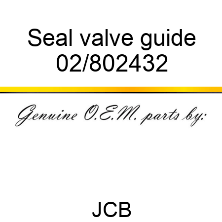 Seal valve guide 02/802432