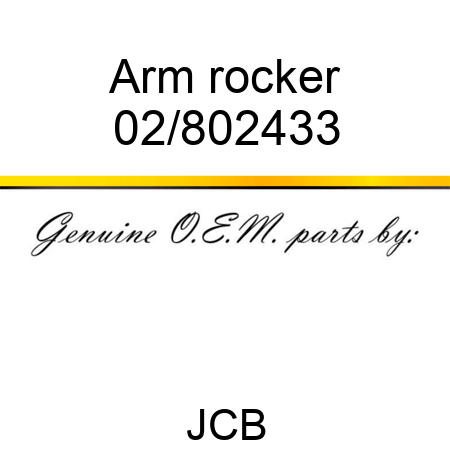 Arm rocker 02/802433