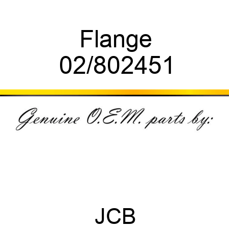 Flange 02/802451