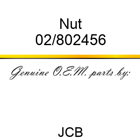 Nut 02/802456