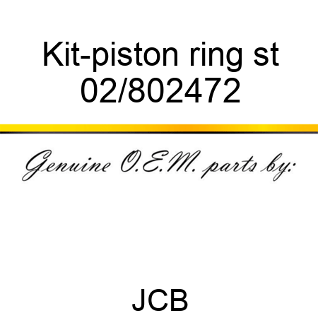 Kit-piston ring st 02/802472