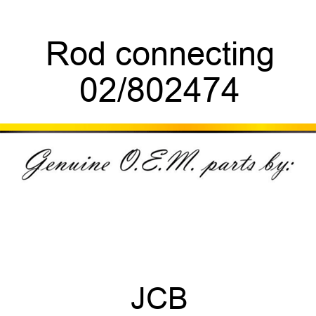 Rod connecting 02/802474