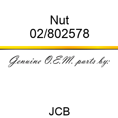 Nut 02/802578