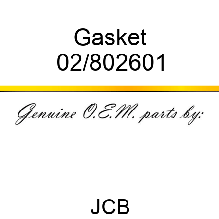 Gasket 02/802601