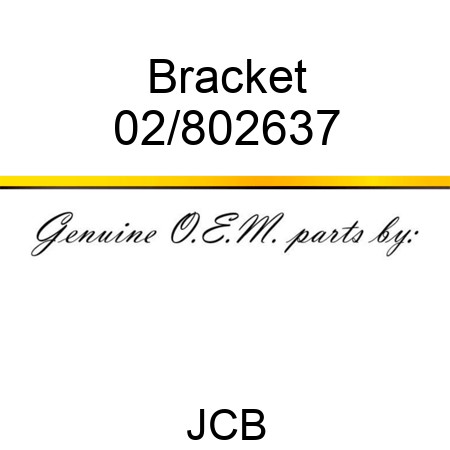 Bracket 02/802637