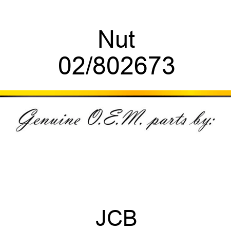 Nut 02/802673