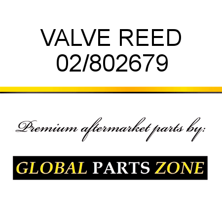 VALVE REED 02/802679