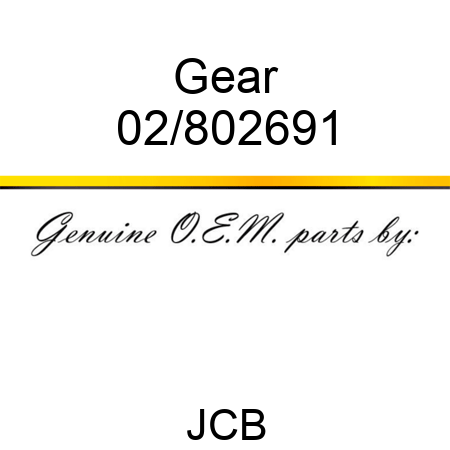 Gear 02/802691