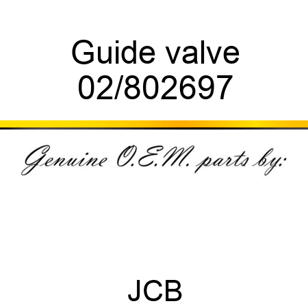 Guide valve 02/802697