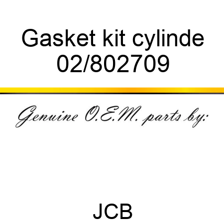 Gasket kit cylinde 02/802709