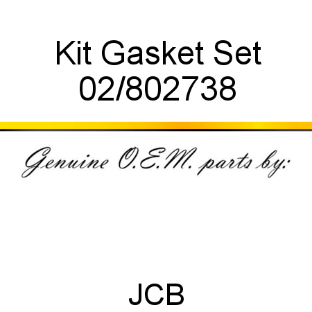 Kit, Gasket Set 02/802738