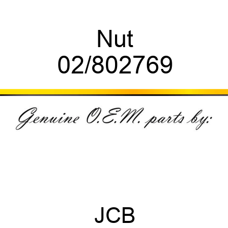 Nut 02/802769