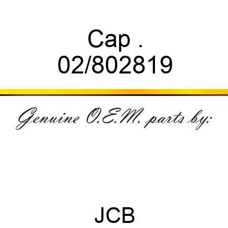 Cap . 02/802819