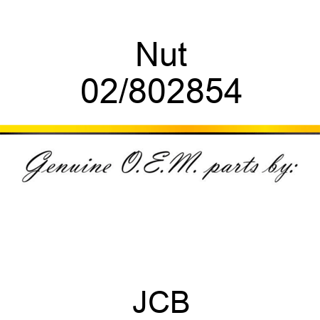 Nut 02/802854