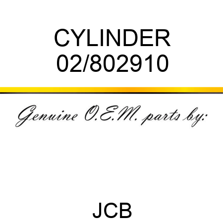 CYLINDER 02/802910