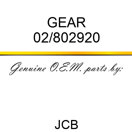 GEAR 02/802920