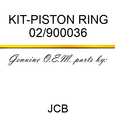 KIT-PISTON RING 02/900036