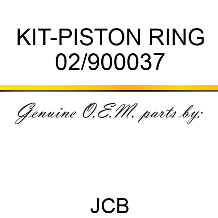 KIT-PISTON RING 02/900037