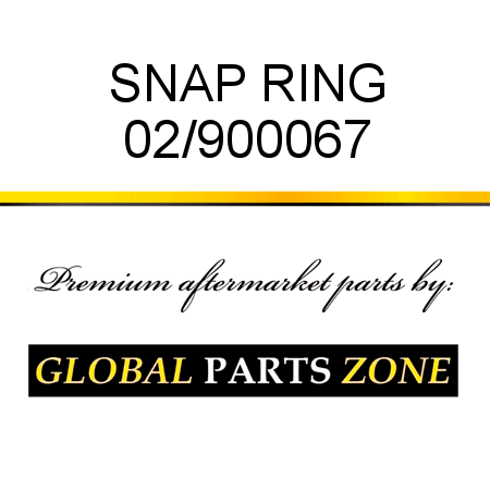 SNAP RING 02/900067