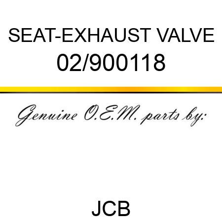 SEAT-EXHAUST VALVE 02/900118