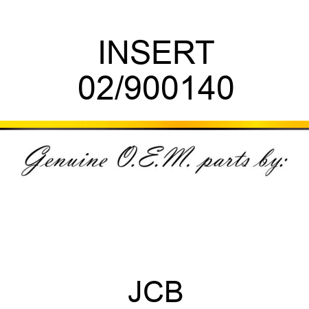 INSERT 02/900140