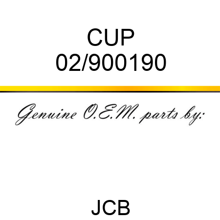 CUP 02/900190