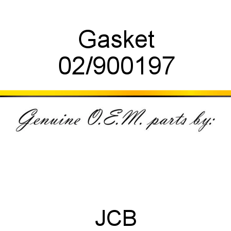 Gasket 02/900197