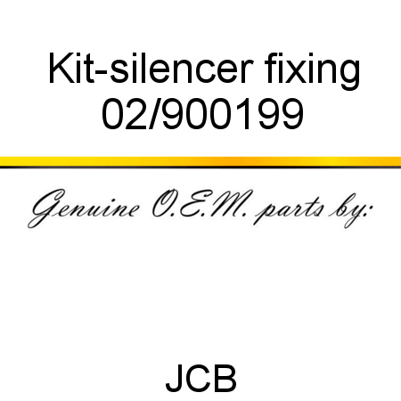 Kit-silencer fixing 02/900199