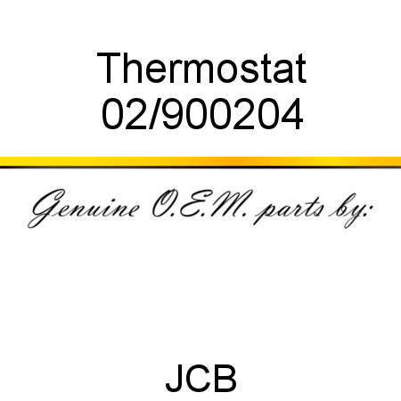 Thermostat 02/900204