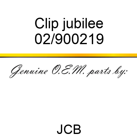 Clip jubilee 02/900219