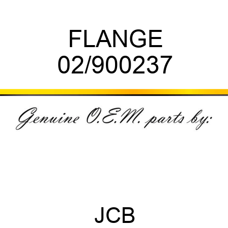 FLANGE 02/900237