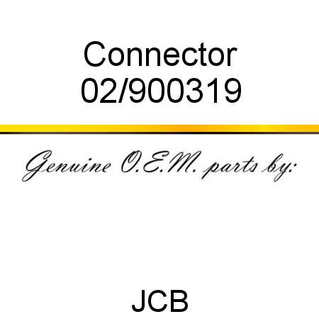 Connector 02/900319