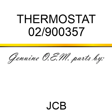 THERMOSTAT 02/900357