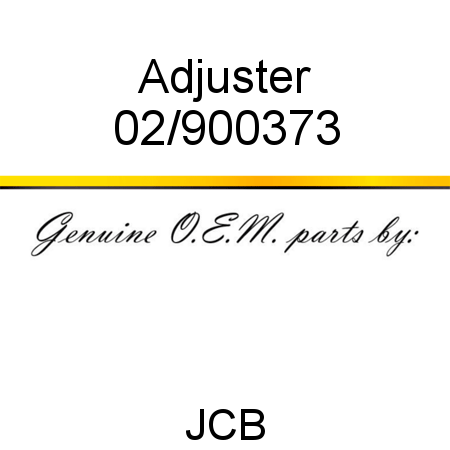 Adjuster 02/900373