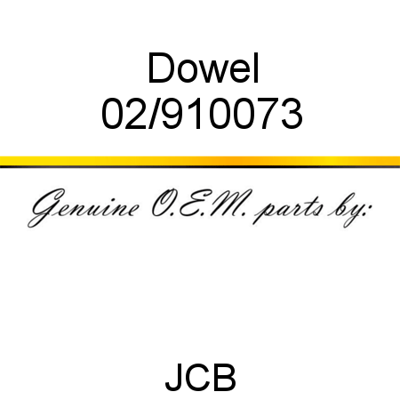 Dowel 02/910073