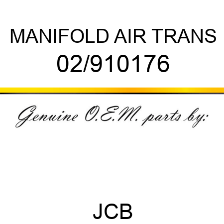 MANIFOLD AIR TRANS 02/910176