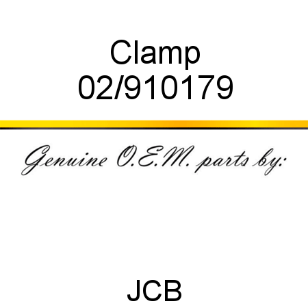 Clamp 02/910179