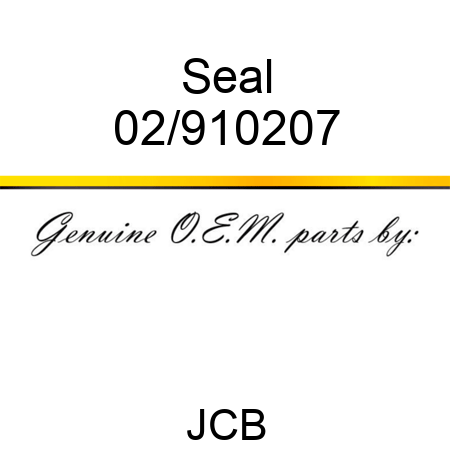 Seal 02/910207