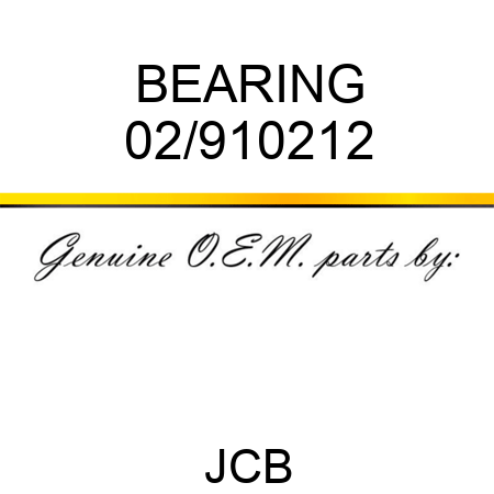 BEARING 02/910212