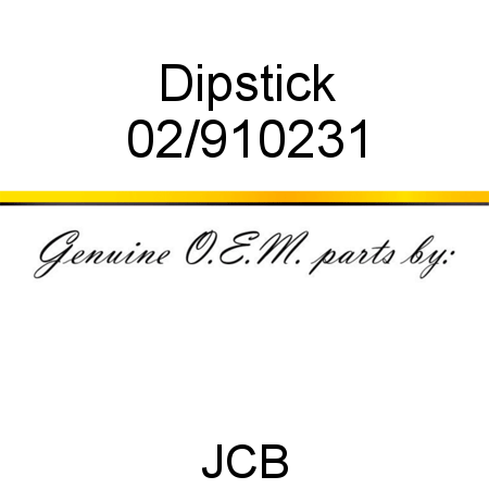 Dipstick 02/910231
