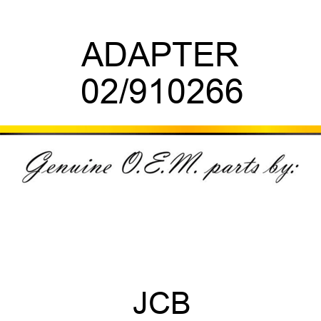 ADAPTER 02/910266