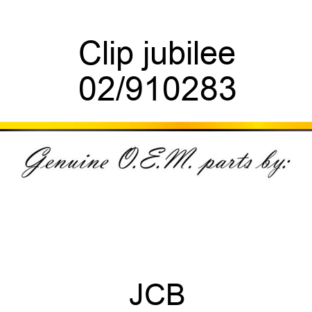 Clip jubilee 02/910283